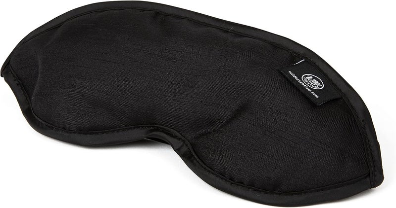 Dream Essentials Wild Essentials Infusion Sleep Mask Infused with French Lavender Includes resealable Pouch to Keep Fresh Nose Bridge to Block Light Below Eyes Aromatherapy Calming Relaxing Black 