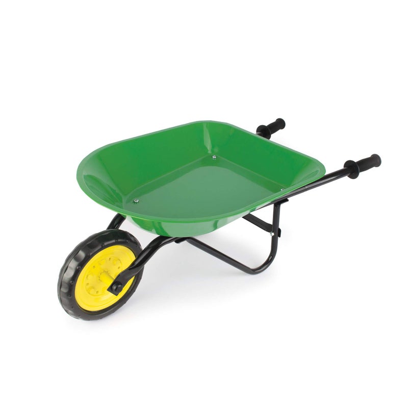 John Deere TOMY John Deere Kids Wheelbarrow - 34 Inch - Kids Gardening Tools - John Deere Toys - Ages 2 Years and Up - Image 2