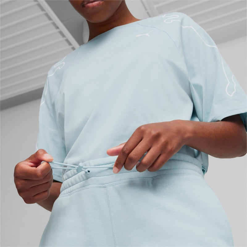 PUMA MOTION Womens Blue Track Pants - Image 3