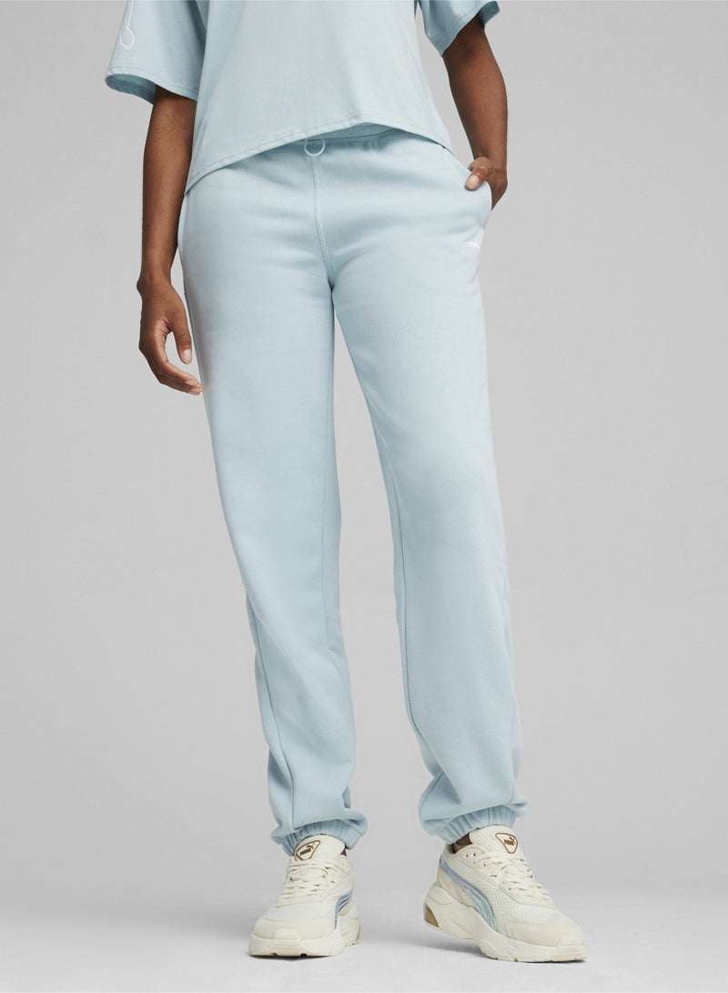 PUMA MOTION Womens Blue Track Pants - Image 1