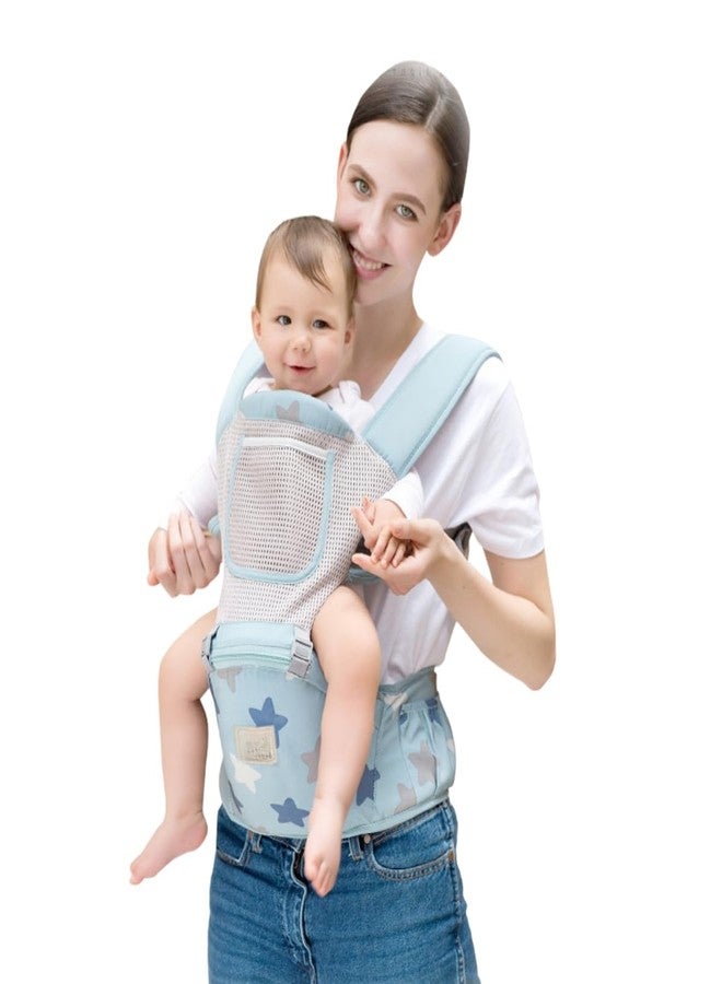 GUCHIGU Hip Seat Baby Carrier with 3 Carry Positions | Baby Carrier with Hip Seat for 6 to 36 Months | Adjustable New-Born to Toddler Carrier | Up to 15 Kgs (CRB3124A, Green)