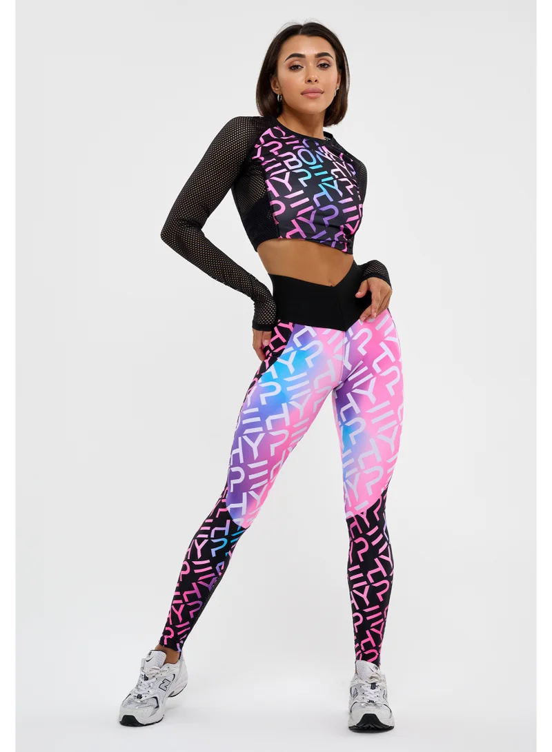 Bona Fide multicolor Bona Fide Premium Push Up Leggings for Women – High Waisted Tummy Control Workout Leggings with Unique Design for Women | Best Price UAE
