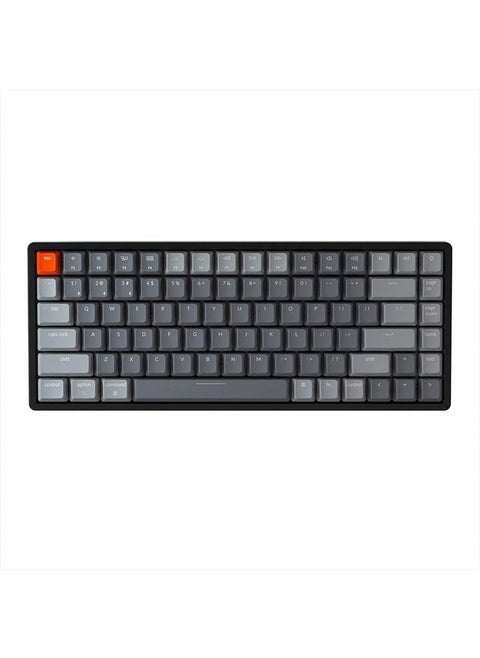 K2 Version 2 Wireless Gaming Mechanical Keyboard, Bluetooth/USB Wired Compact 84 Keys RGB LED Backlit N-Key Rollover Aluminum Frame for Mac Windows, Gateron G Pro Brown Switch