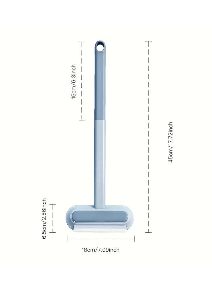 فرشاة إزالة شعر الحيوانات الأليفة 2 في 1 ذات الفعل المزدوج للكلاب والقطط - استخدام رطب وجاف , فرشاة لاصقة قابلة للفصل , مثالية لتنظيف السجاد والأرائك والملابس. - Image 3