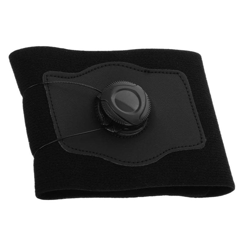 Adjustable Ankle Brace with Support Knob for Running Gym Weightlifting Black - Image 2
