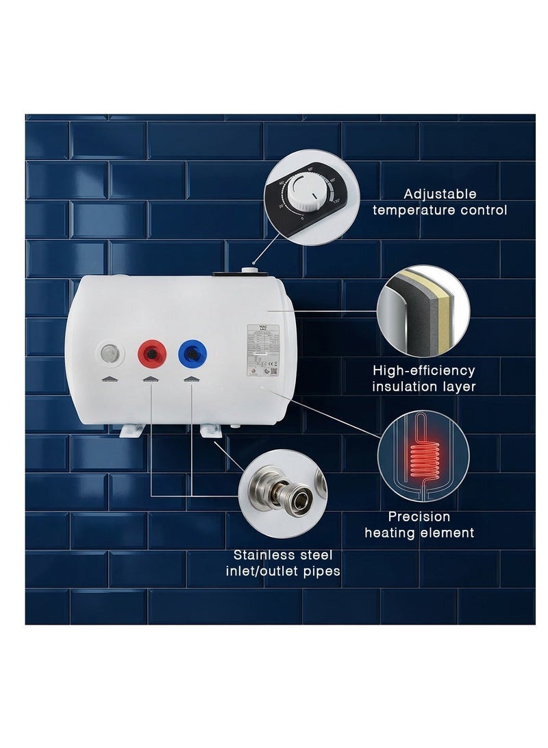MAC AL GURG MAC Glasslined Storage Electric Water Heater Horizontal 50L - Image 3