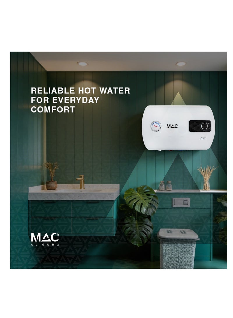 MAC AL GURG MAC Glasslined Storage Electric Water Heater Horizontal 50L - Image 5