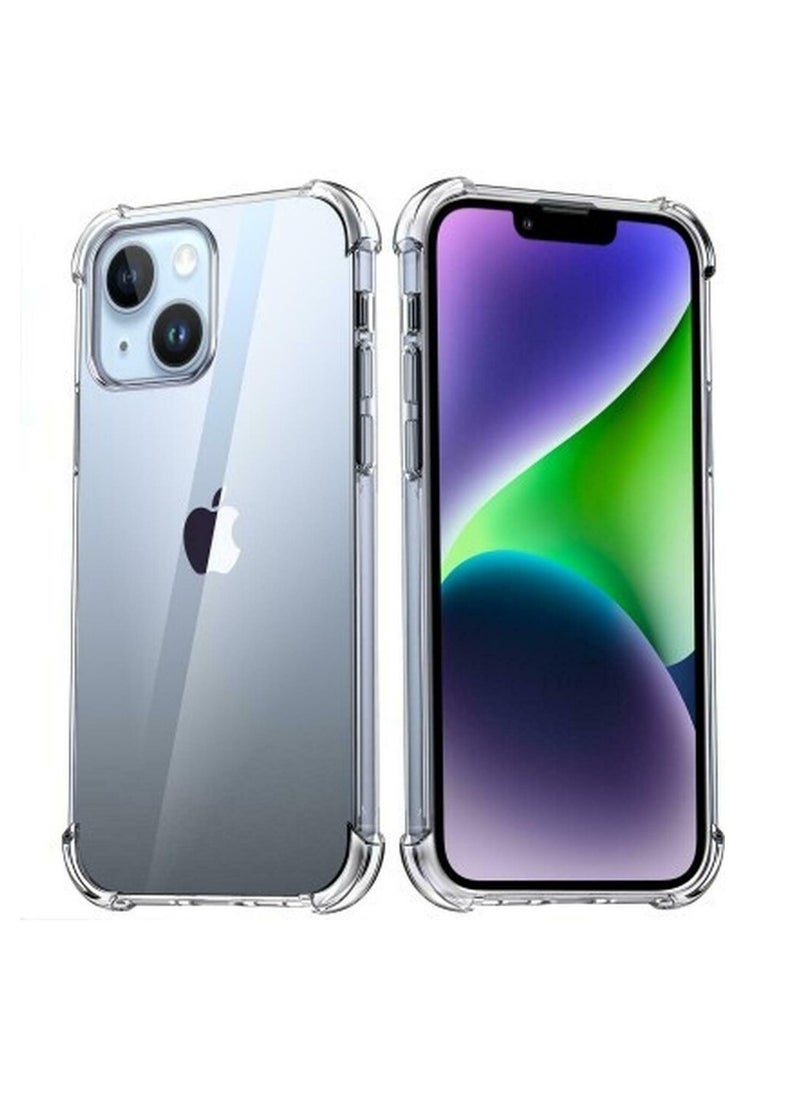 Yuwell iPhone 14 Case Clear 6.1 inch Anti-Yellowing iPhone 14 Cover Transparent Slim Thin Crystal Clear Phone Case Shockproof Protective Bumper Protection iPhone Case Cover For Apple iPhone 