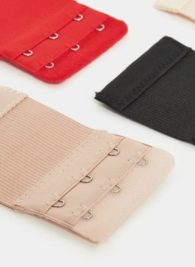 ستايلي Pack of 5 - Hook & Eye Bra Band Back Extenders