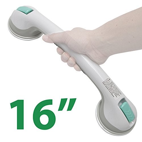 PCP Suction Grip Bathtub and Shower Safety Handle, White, 16 Inch - Image 3
