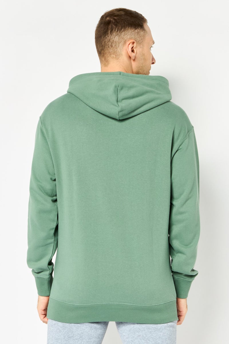 PUMA هودي خارجي بأكمام طويلة للرجال من بومّا × ريبنديب، أخضر مريمي - Image 3