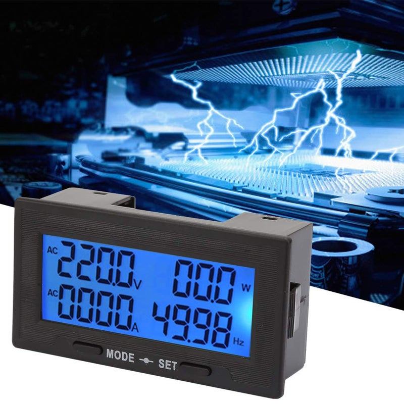 جهاز قياس الجهد والتيار المتردد الرقمي ZJchao 6 في 1 مع شاشة LCD ومعايرة مخصصة ووظيفة إنذار - Image 4