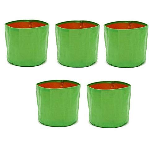 COIR GARDEN-Terrace Gardening HDPE Grow Bag for Vegetable Plants and Flower Plant (9" x 9" inches) (Pack of 5) - Image 1