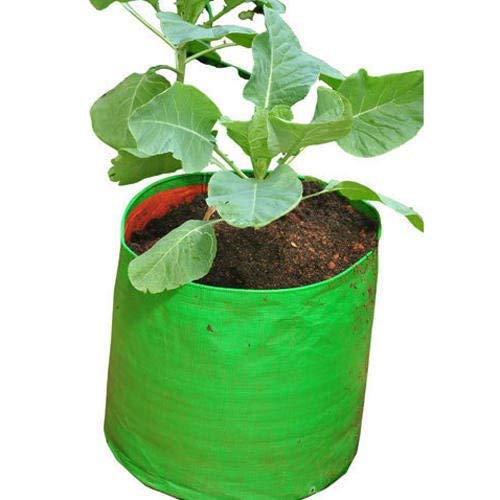 COIR GARDEN-Terrace Gardening HDPE Grow Bag for Vegetable Plants and Flower Plant (9" x 9" inches) (Pack of 5) - Image 4