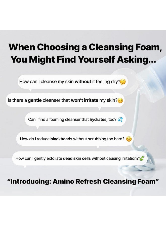 MAKEP:REM Make P:Rem Safe Me. Amino Refresh Cleansing Foam, Instant Deep Pore Cleansing, Gentle Exfoliation With Bha & Lha, Korean Skin Care, 150Ml, 5.07 Fl.Oz. - Image 1