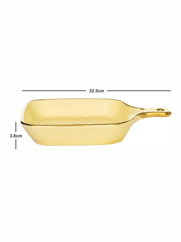 ROXX Porcelain Rectangle Platter Set of 2pcs RX-6371-Y - Image 4