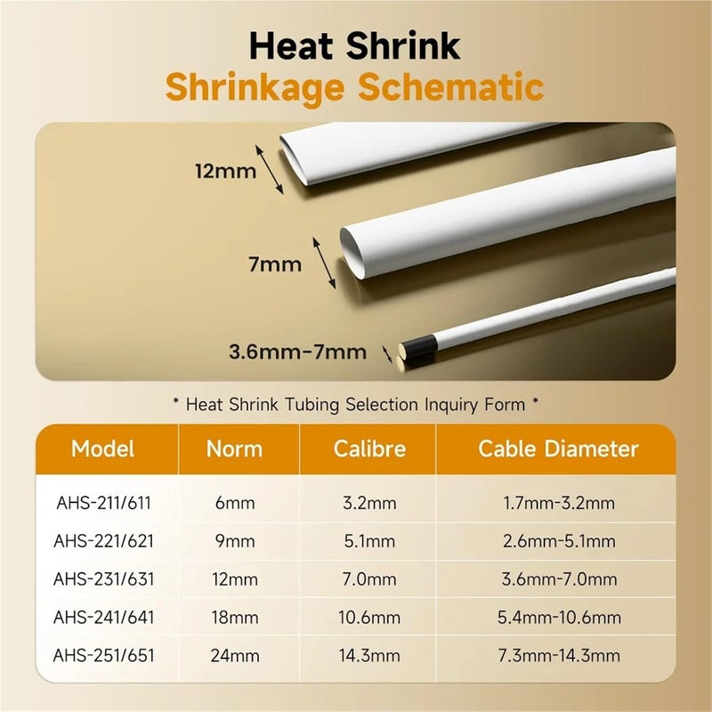 Handheld Industrial Label Printer, Industrial Label Printer E1000 PRO Portable Heat Shrink Tube Compatible HSE-231 HSE-631 for Marking Cable(Grey-E1000PRO) - Image 4