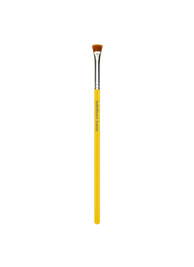 Bdellium Tools - Bdellium Tools Professional Makeup Brush - Studio Series 731 Mascara Fan - With Soft Synthetic Fibers, For Applying Mascara (Yellow, 1pc) - Image 1