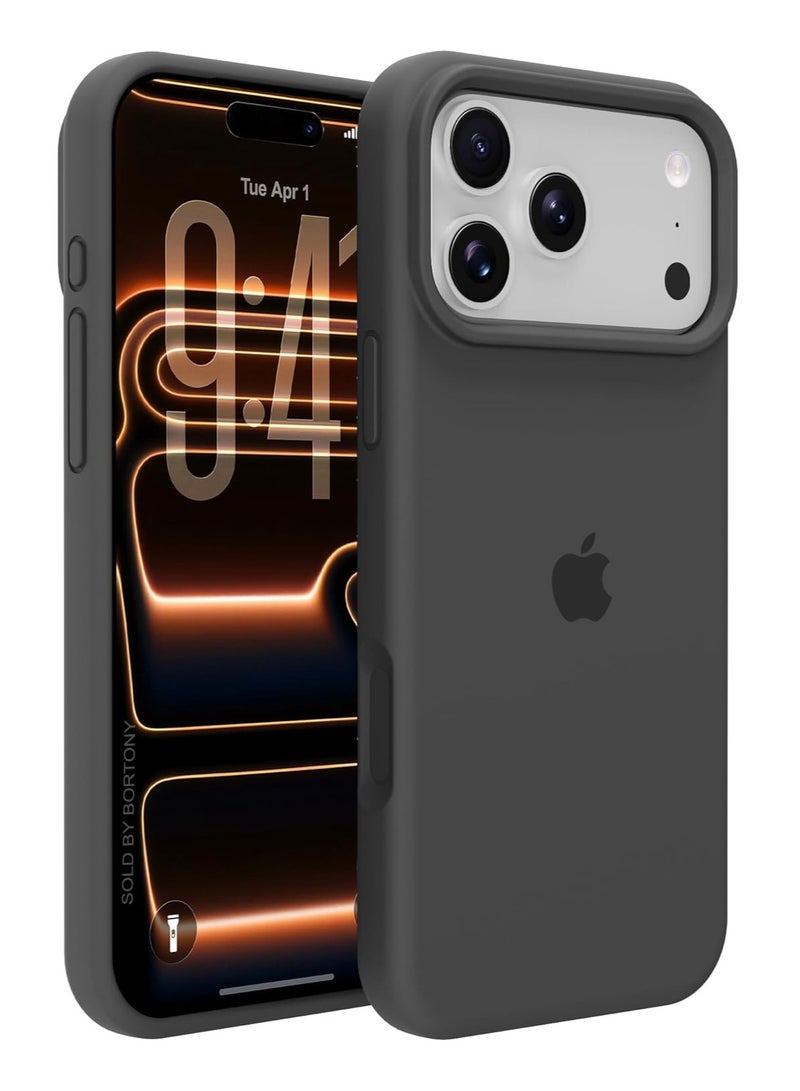 iPhone 17 Pro Case Liquid Soft Silicone iPhone 17 Pro Cover Anti Scratch with Inside Microfiber Lining Shockproof Protective Phone Case for iPhone 17 Pro 6.3 inch - Image 1