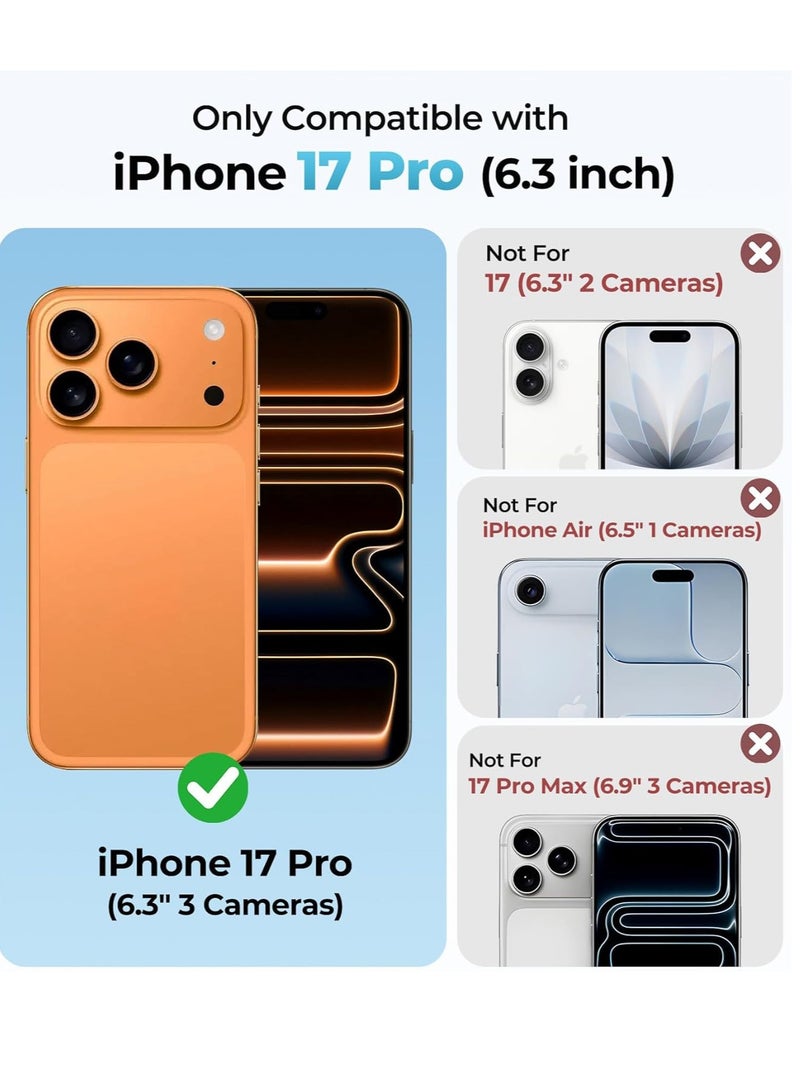 جراب سيليكون لهاتف iPhone 17 Pro (مقاس 6.3 بوصة) مع بطانة داخلية من الألياف الدقيقة (مايكروفايبر) - Image 2