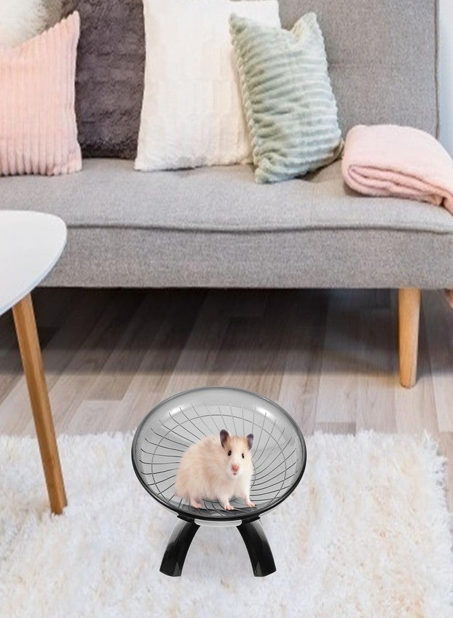 INOOMP Silent Hamster Running Wheel Low Noise Exercise Toy for Hamsters Mice Hedgehogs Small Pets Interactive Fun Saucer Wheel - Image 2