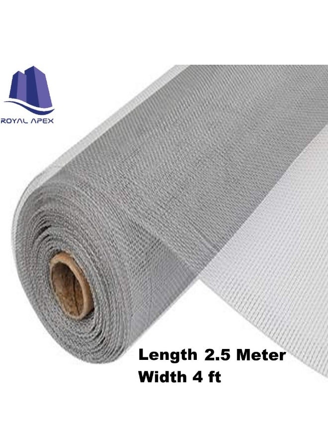 Royal Apex Custom Fiber Fly Insect Net, Anti Mosquito Bug For Windows Doors And Patio, Premium Pet Screen, Net Barrier, Invisible (4 Feet, 2.5 Meter) - Image 2