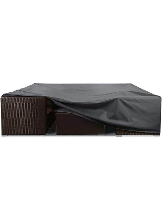 Garden Furniture Covers Waterproof, 230X165X70cm Rectangular Large Outdoor Furniture Covers, Anti-UV, Upgraded 420D Oxford Fabric for Patio Chair and Table Rattan Sofa Set Cover - Image 1