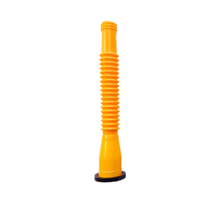 Gas Can Spout Replacement Kit, No-Spill Gas Can Nozzle Replacement Set with Drill Bit for Most 1/2/5/10 Gallon Gas Cans (4 Kit Yellow) - Image 2