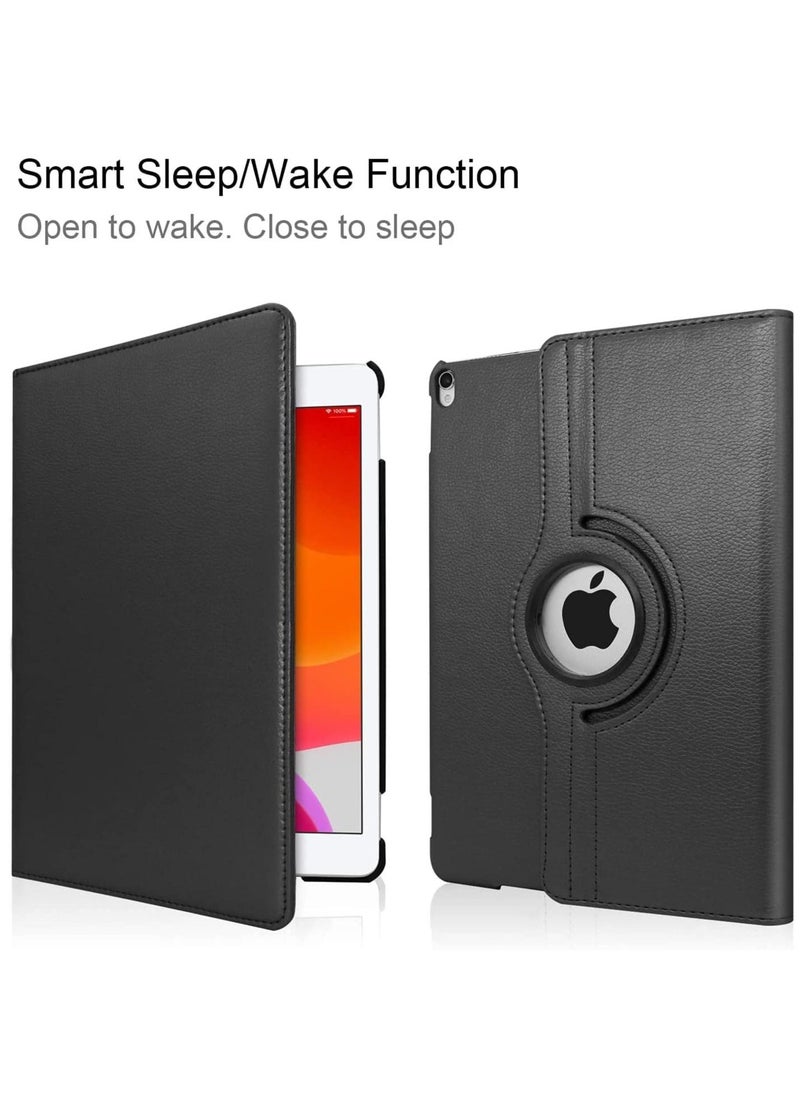 Generic Smart Cover Case for iPad Mini 1/2/3, 360 Degree Rotating Stand, [Auto Sleep/Wake], Folio Leather Smart Cover Case for iPad Mini 2nd/3rd/4th Generation, Slim Lightweight Stand Cover, Black  - Image 4