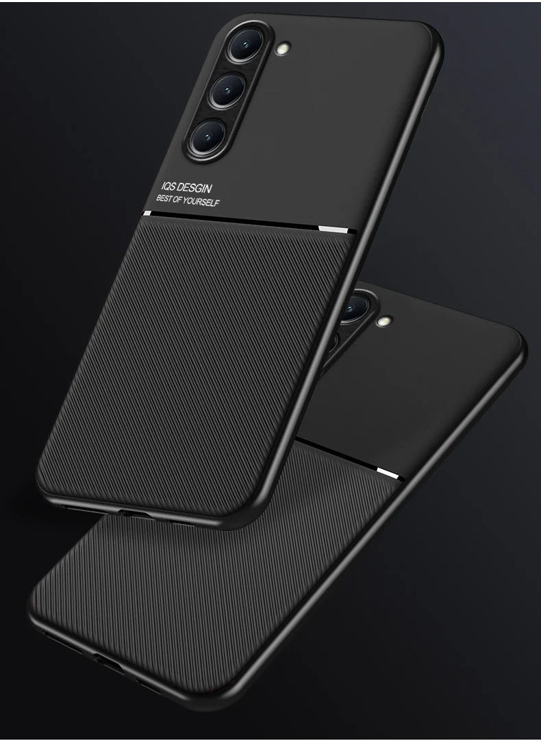 ELLAGECASE Case for Samsung Galaxy S23 Plus, Ultra Thin Premium Case, Solid Camera Protection, Thin, Easy to Hold, Hidden Metal Plate  - Image 3