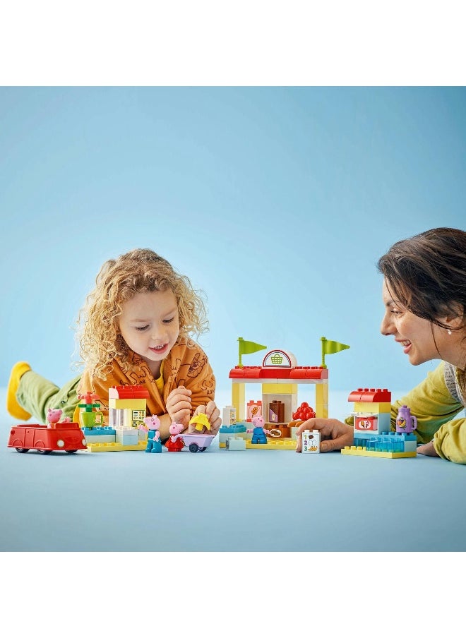 LEGO Duplo Peppa Pig Supermarket Toy 10434 Building Toy Set (70 Pieces)  - Image 1