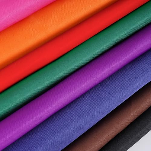 Fengek 8 Pcs Bib Apron for Unisex Colorful Kitchen Apron Bulk with 2 Roomy Pockets for Kitchen BBQ Painting Baking, Multicolor 1 - Image 3