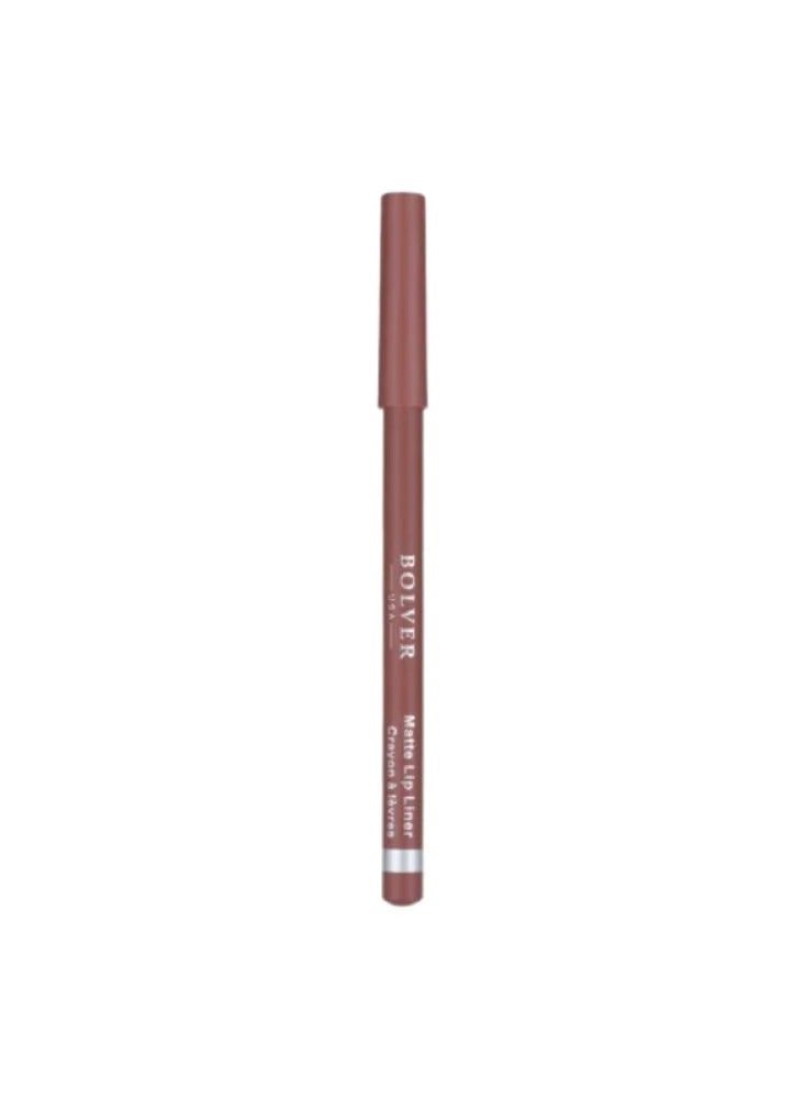 BOLVER Matte Lip Liner Pencil,Candy Nude L05