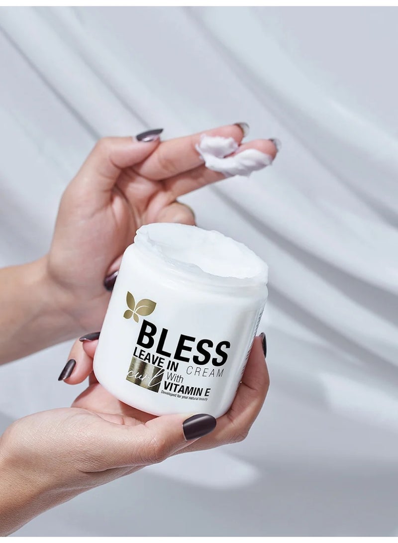 بليس كريم يترك على الشعر مع فيتامين E 450 مل - Image 2