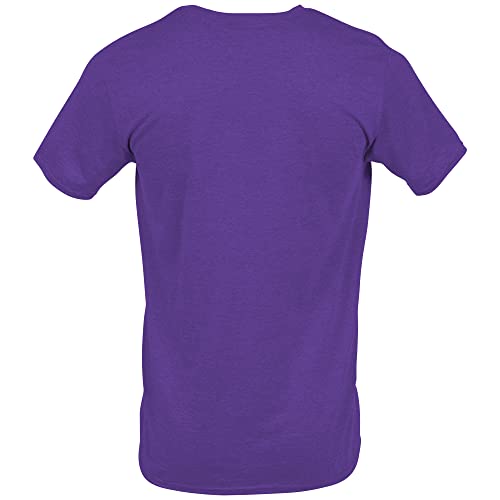 Gildan Adult Softstyle Cotton T-Shirt, Style G64000, Multipack, Heather Purple (2-Pack), 2X-Large - Image 4