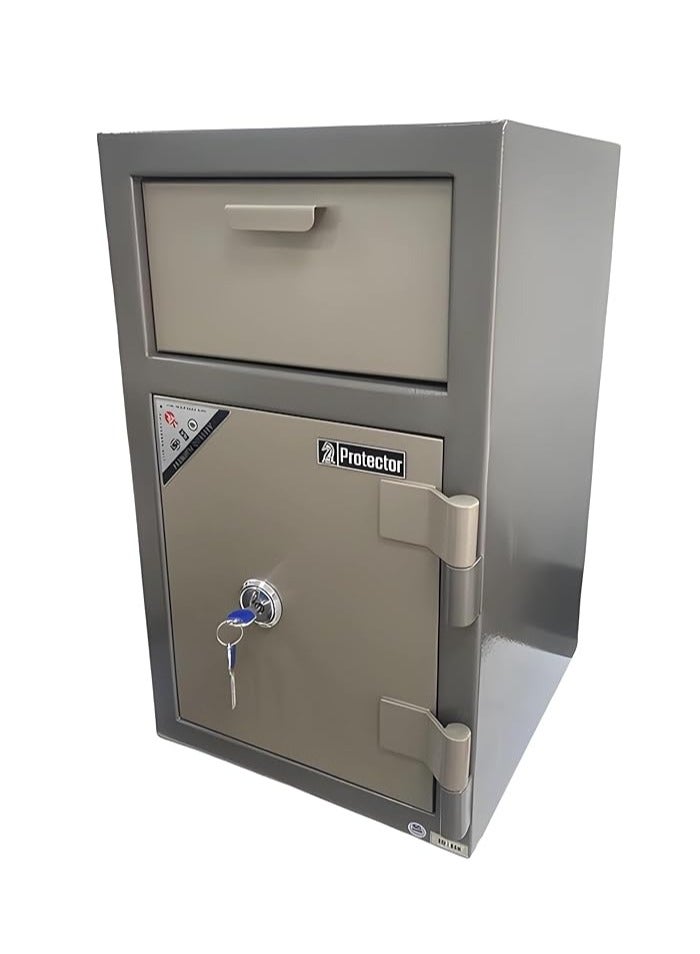 Protector Safe Cash Deposit Box with Drop Slot, Keypad Lock, for Office, Home, Retail Store - Image 1