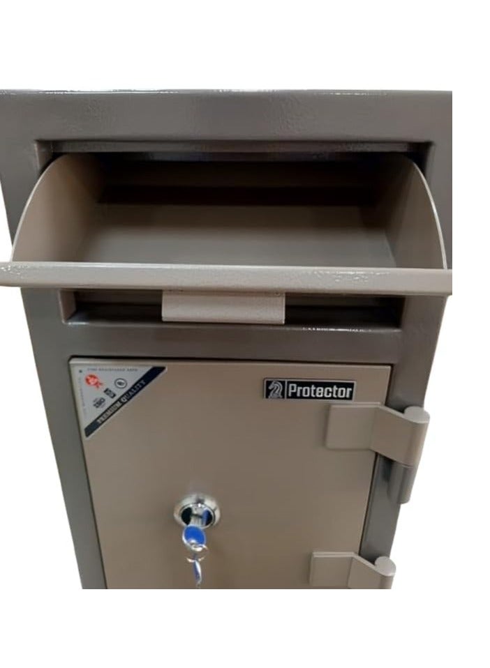 Protector Safe Cash Deposit Box with Drop Slot, Keypad Lock, for Office, Home, Retail Store - Image 3
