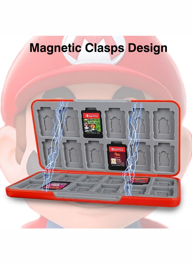 Generic 24-inch Game Card Case for Nintendo Switch OLED, Switch Lite, Cute Game Card Case for Game Cards and SD Cards, Storage Case  - Image 4
