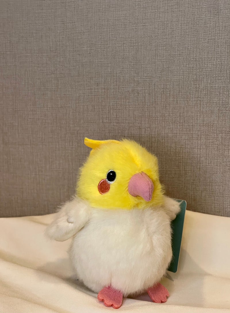 Cute Parrot Toys Keychain  Bag charm - Best Birthday Gifts for Kids, Soft Mini Plushies for Girls to Cuddle with, Cute Stuff Hanging on School Backpack and Handbag(1pc, yellow)  - Image 2