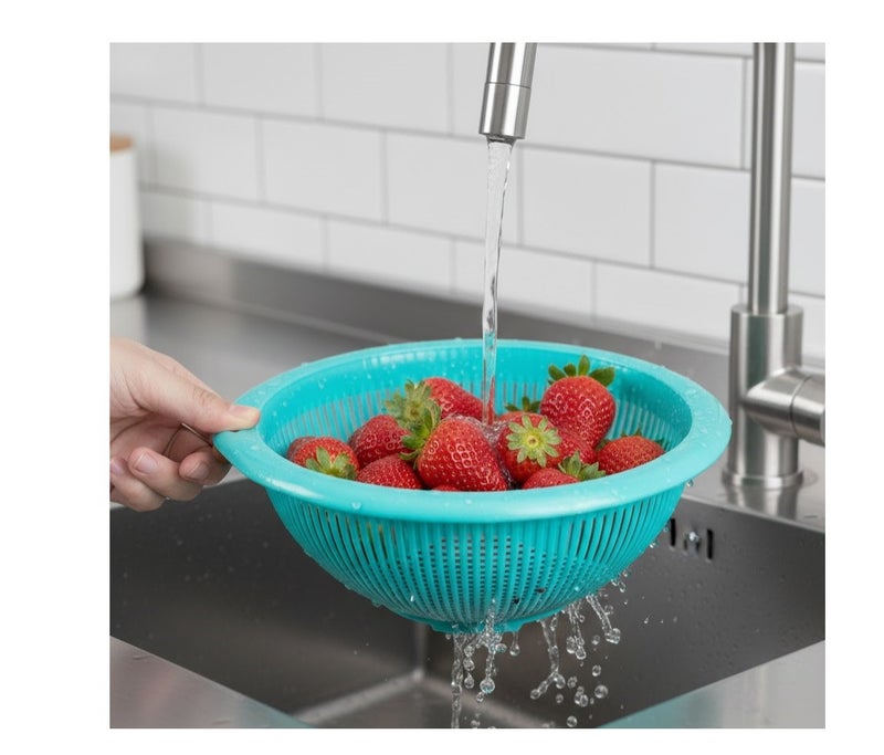 favilla Vegetable and fruit strainer - large plastic, code 643 - multi-colored - Image 3