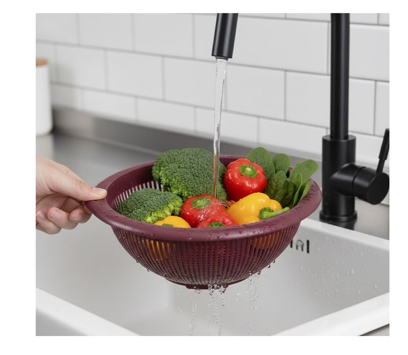 favilla Vegetable and fruit strainer - large plastic, code 643 - multi-colored - Image 4