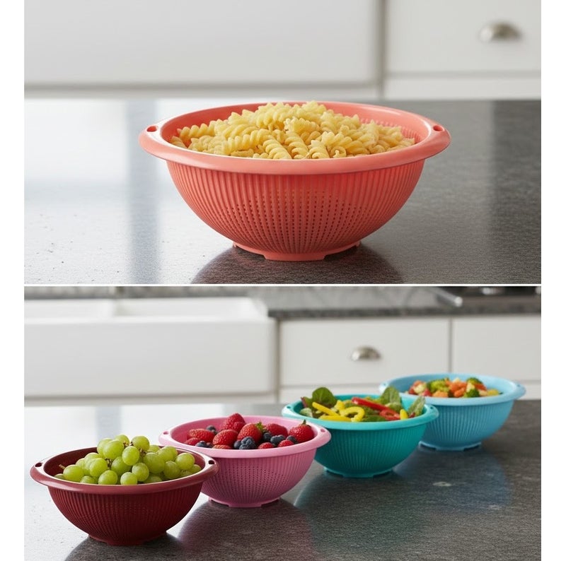 favilla Vegetable and fruit strainer - large plastic, code 643 - multi-colored - Image 2