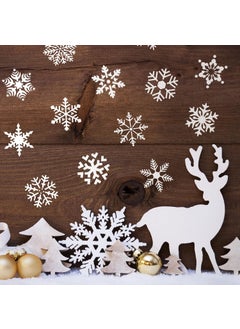 Yahenda 60 Pcs Christmas Stencils for Painting on Wood 3x3 Inch Small Snowflake Stencil Reusable Christmas Holiday Stencils for Art Craft Painting Spraying Wall Card Paper Gift Home Decor (Snowflake Style)  - Image 5