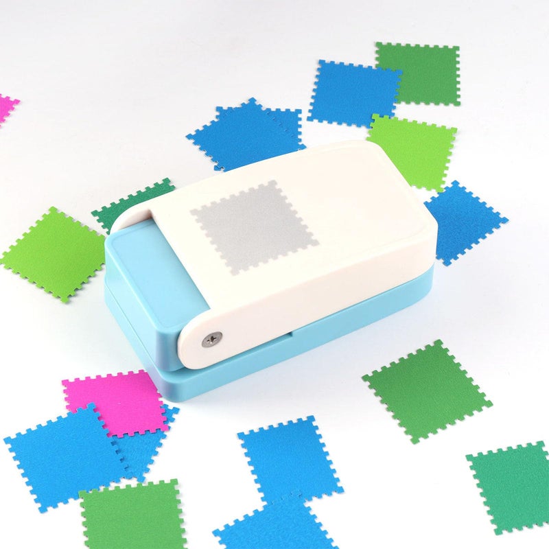 BBLING 1.5x1.25 inch Stamp Puncher Lever Type Paper Punching Machine, Used for Making Scrapbook DIY Card Making Crafts (Cannot Cut Fabric) - Image 1