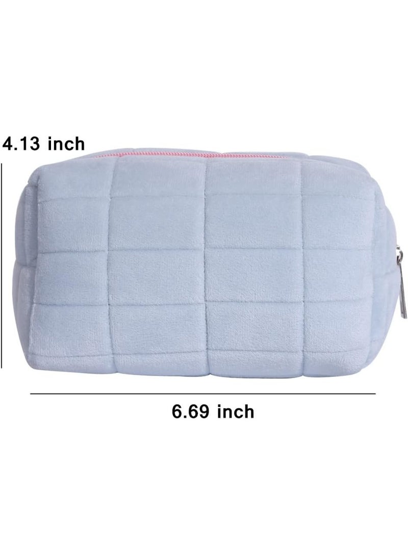 Plush Fabric Zipper Storage Bag, Multi-Purpose Organizer Pouch - Image 5