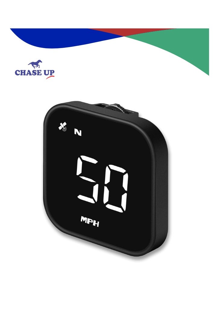 Chase Up G4S Digital Speedometer, New HUD Car Head Up Display with Digital Speed in MPH KPH, Universal Fatigue Driving Reminder, Overspeed Alarm Trip Meter, for All Vehicle (White) - Image 1