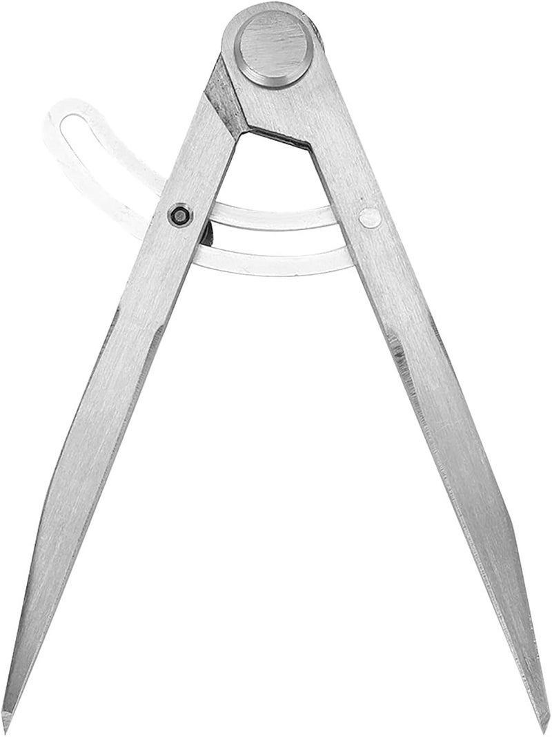 Leather Craft Compass Steel Adjustable Spacing Edge Creaser, DIY Leather Tool, Precision Marking Compass for Craftsmen with 155mm Length and Up to 170mm Opening - Image 1