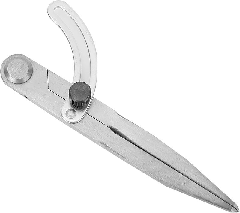 Leather Craft Compass Steel Adjustable Spacing Edge Creaser, DIY Leather Tool, Precision Marking Compass for Craftsmen with 155mm Length and Up to 170mm Opening - Image 5