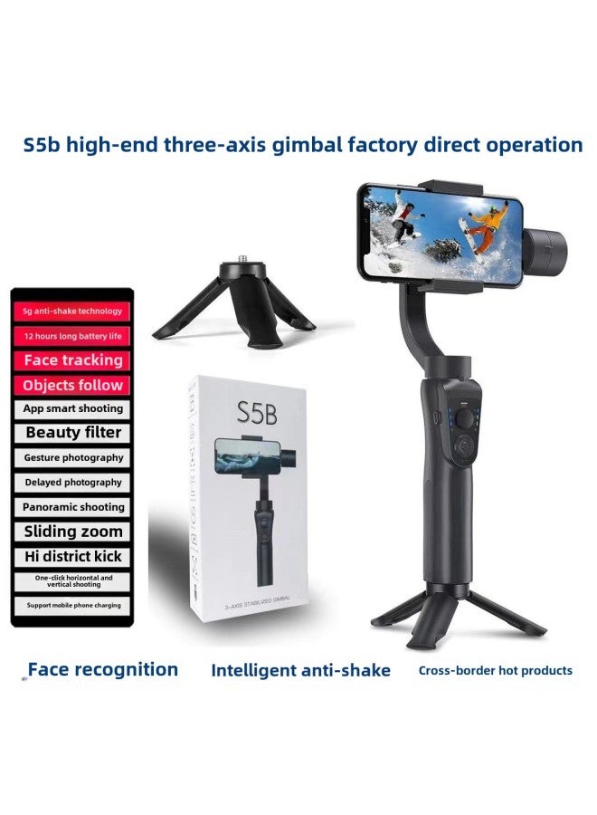 Mobile Phone Stabilizer Handheld Gimbal Handheld Stabilizer Foldable Stabilizer Direct Stabilizer-Color:L7c Pro Plus Three-axis Folding Steeler (with App) + Ai - Image 4