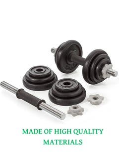 MAAS 20kg Adjustable Compact Dumbbell Weight Set for Home Training and Gym  - Image 4